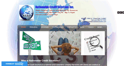 Desktop Screenshot of nationwidecreditsolutionsinc.com